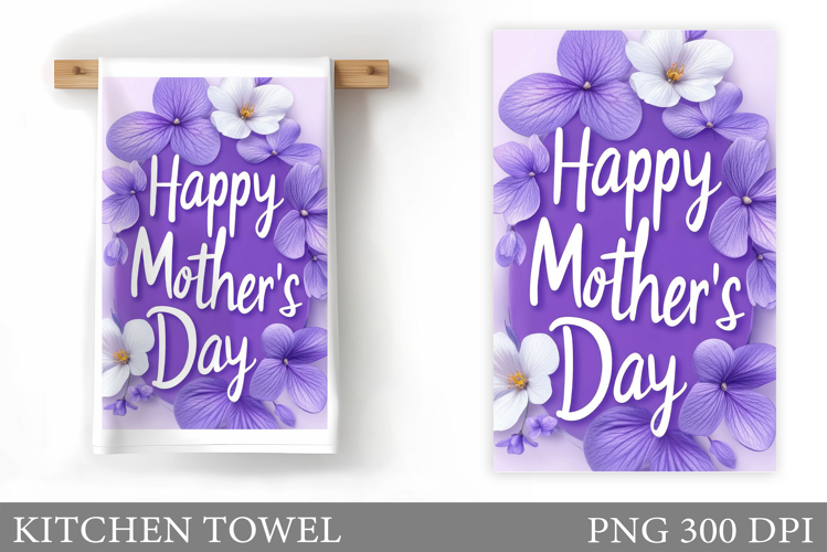 Mother's Day Kitchen Towel. Mother's Day Sublimation