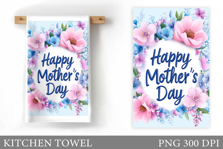 Mother's Day Kitchen Towel. Mother's Day Sublimation