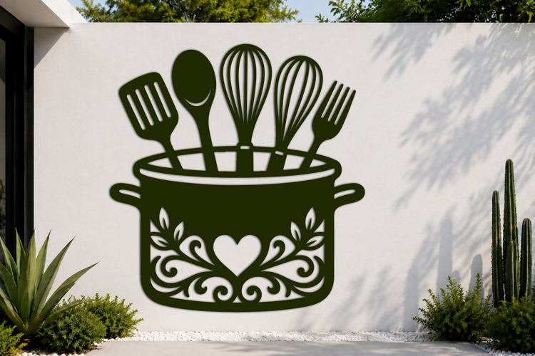 Kitchen Wall Decor Svg