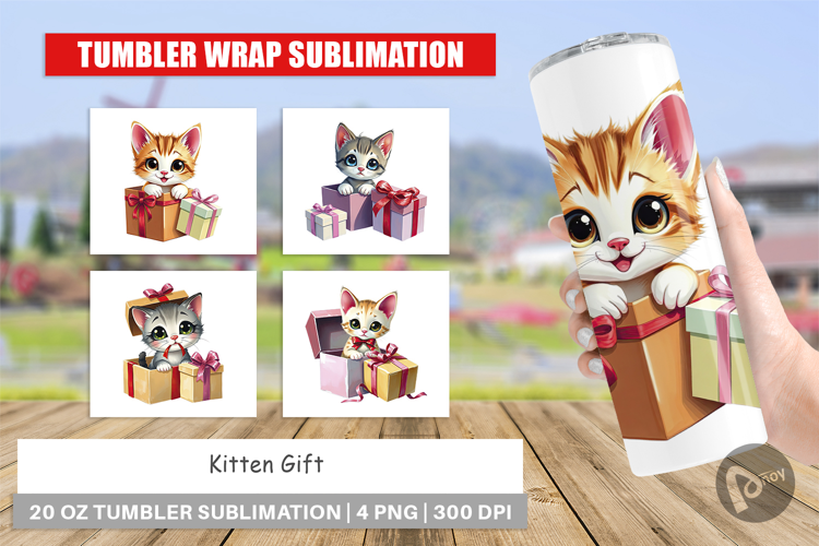 Tumbler Kitten Gift