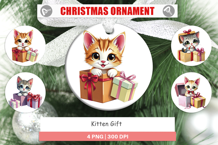 Ornament Kitten Gift
