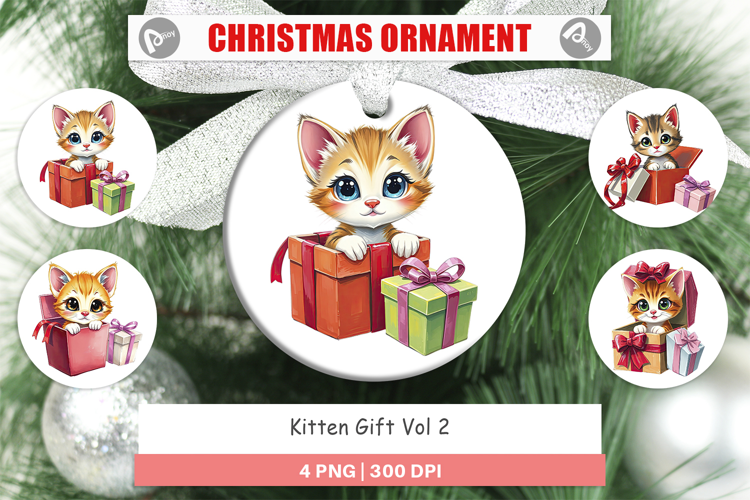 Ornament Kitten Gift