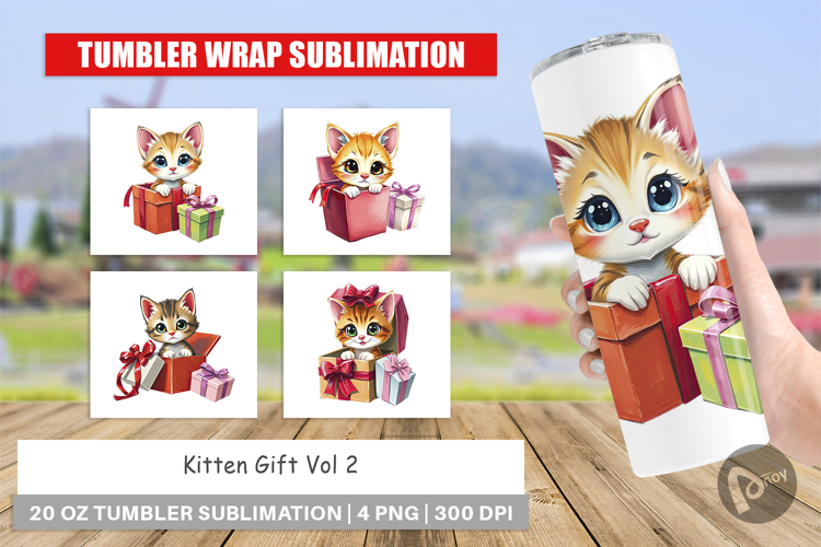 Tumbler Kitten Gift