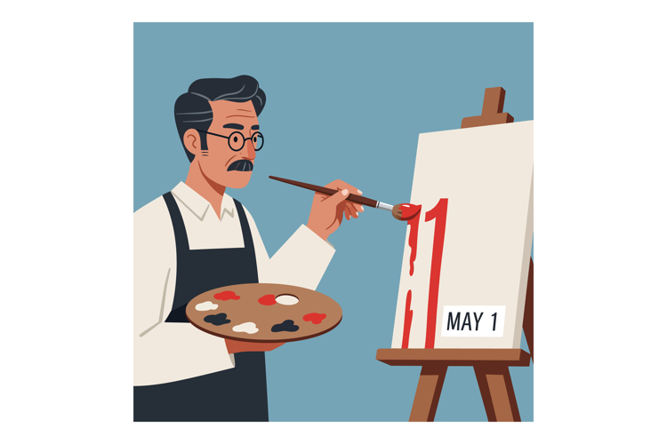 Painter Clipart Image 14
