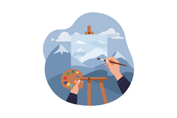 Mountain Vector Image 16