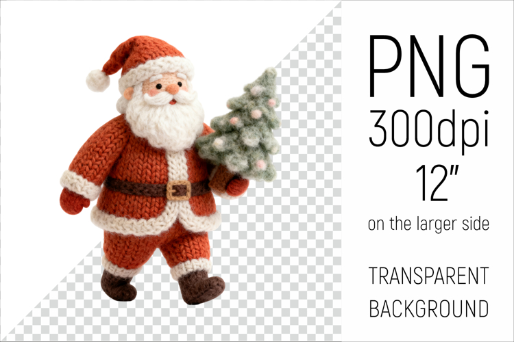 Cute Santa Clipart Image 13