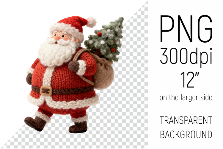Cute Santa Clipart Image 11