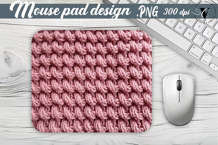 Knitted texture Mouse Pad | Mousepad sublimation