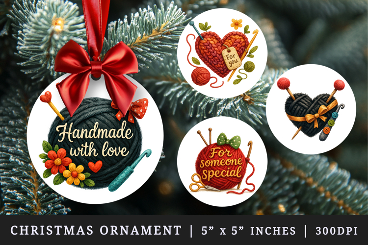 Christmas Ornament Sublimation Designs Image 18