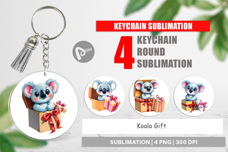 Keychain Koala Gift