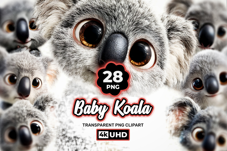 Koala Clipart PNG Bundle 28 PNG