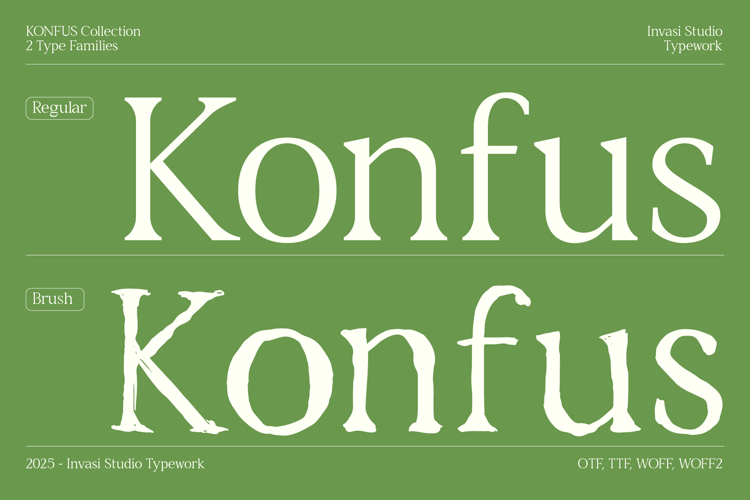 Konfus Organic Modern Serif Duo