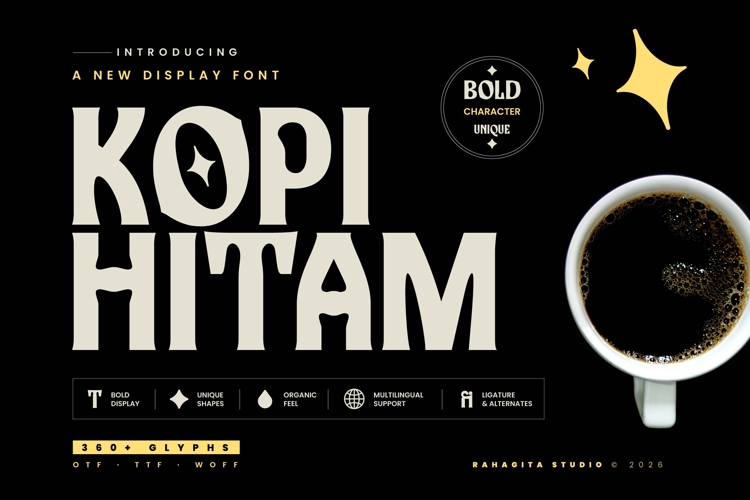 Coffee font