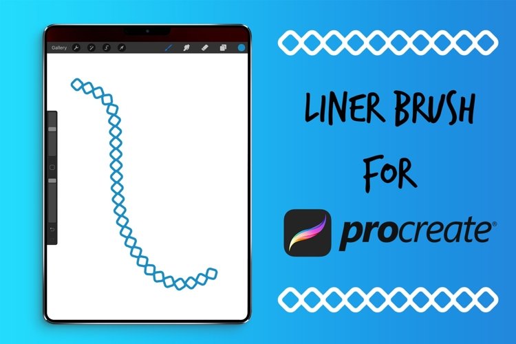 Procreate Liner Brush example image 1
