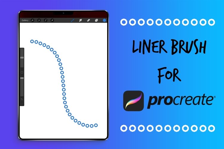 Procreate Liner Brush example image 1