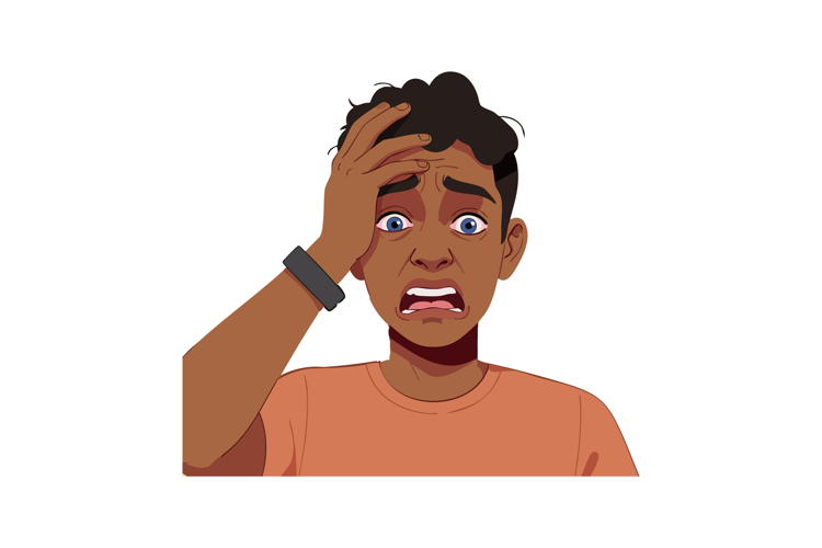 Anxious Clipart Image 6