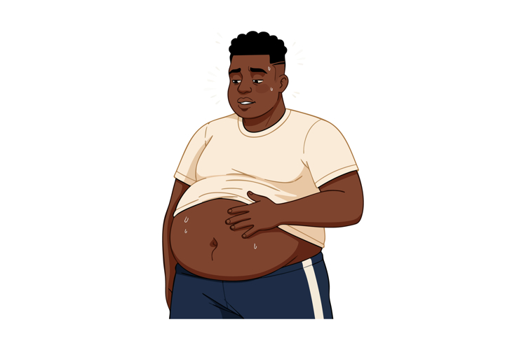 Sweating Clipart Image 8