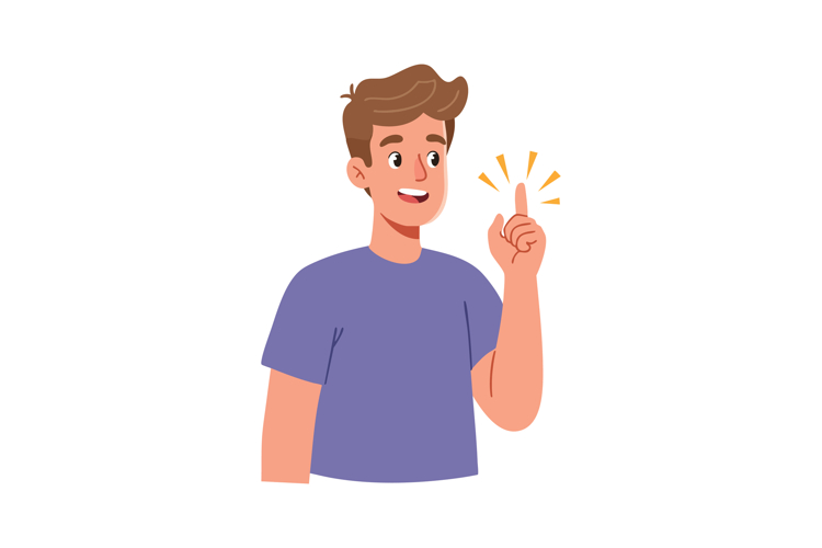 Finger Pointing Clipart Image 20