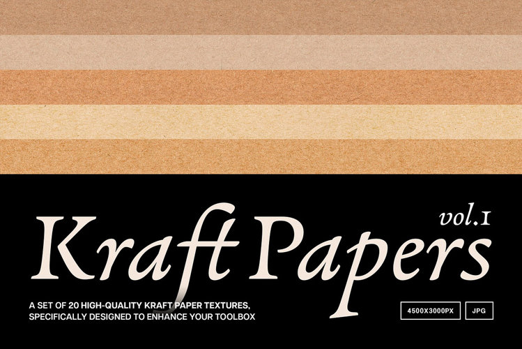 Kraft Paper Textures Vol.1