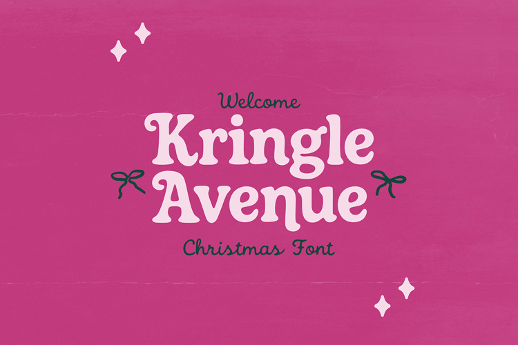KRINGLE AVENUE a Whimsical Christmas Serif Font