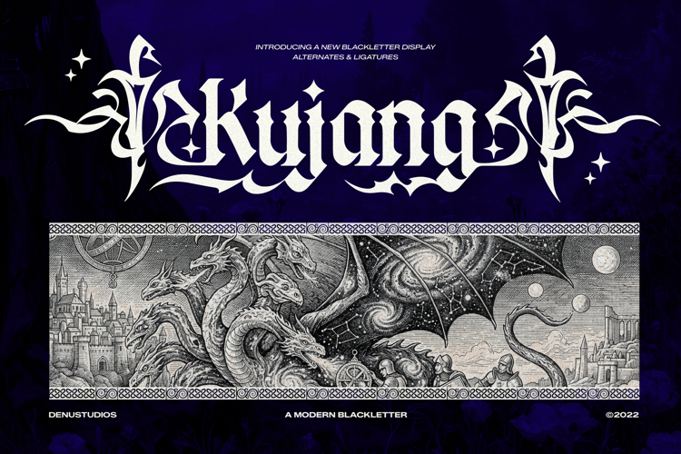 Kujang | Modern Blackletter