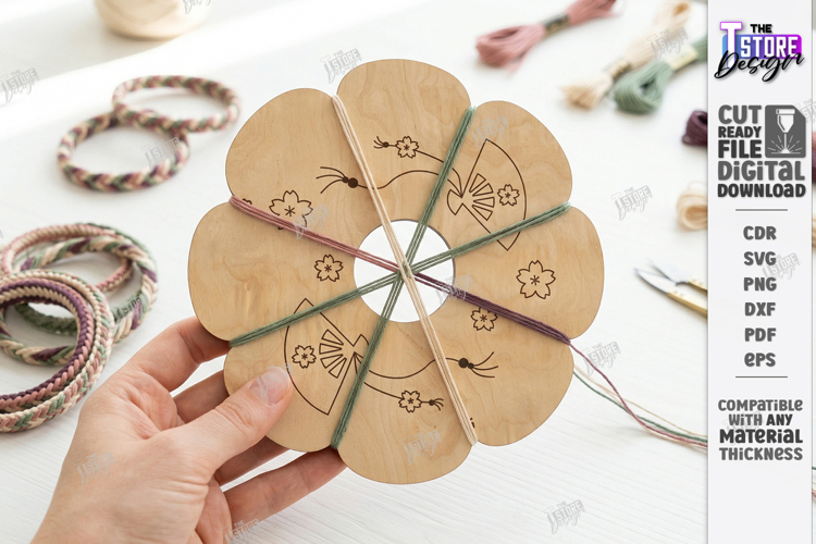 Kumihimo Disc Laser Cut | Braiding Board | Craft | Jewelry