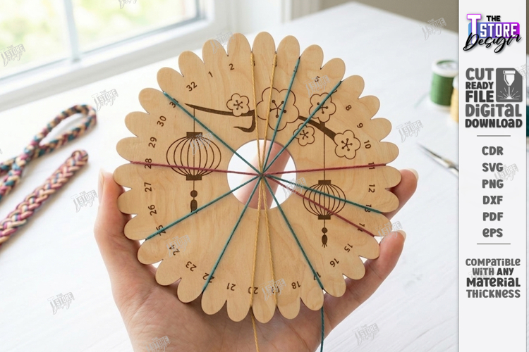 Kumihimo Disc Laser Cut | Braiding Board | Craft | Jewelry