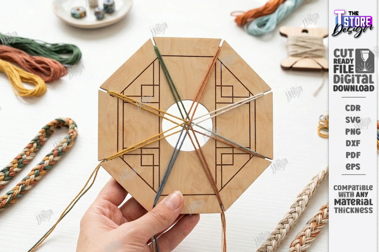 Kumihimo Disc Laser Cut | Braiding Board | Craft | Jewelry