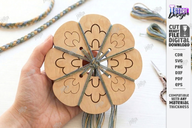 Kumihimo Disc Laser Cut | Braiding Board | Craft | Jewelry