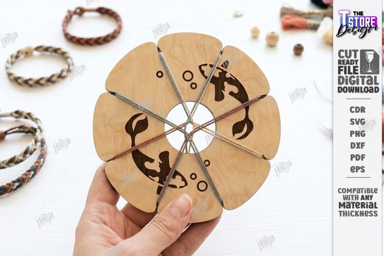 Kumihimo Disc Laser Cut | Braiding Board | Craft | Jewelry