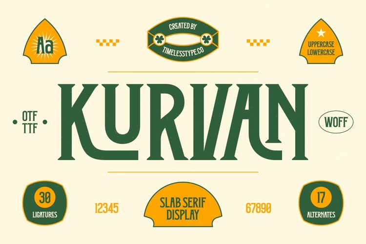 Kurvan - Slab Serif Display