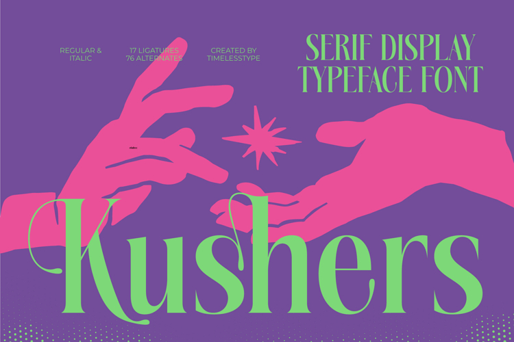 Kushers - Serif Display Typeface