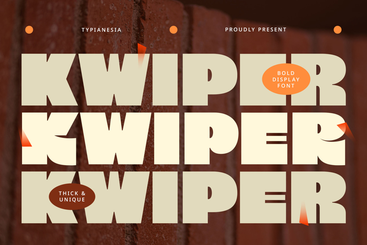 Kwiper - Modern Bold Logo Sans Font example image 1