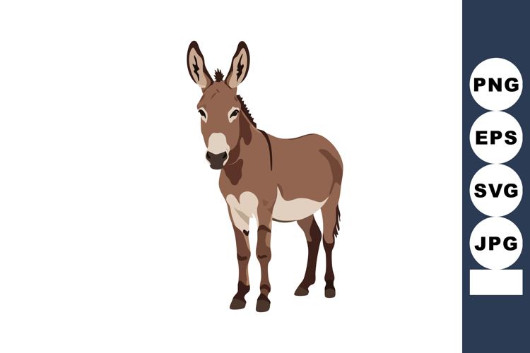 Donkey Clipart Image 2