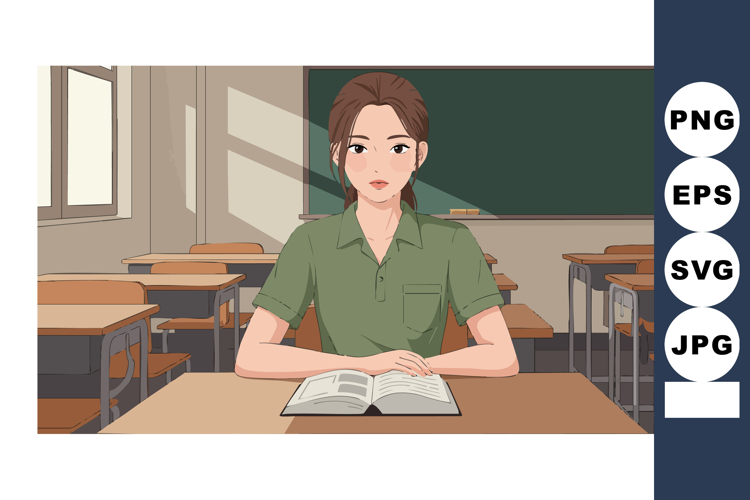 Female Clipart Image 8