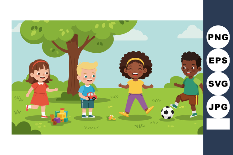 Playing Clipart Image 20