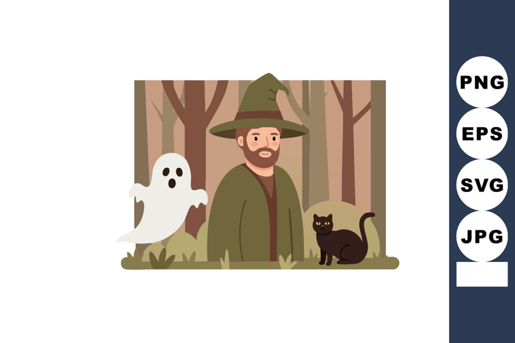 Black Cat Clipart Image 12