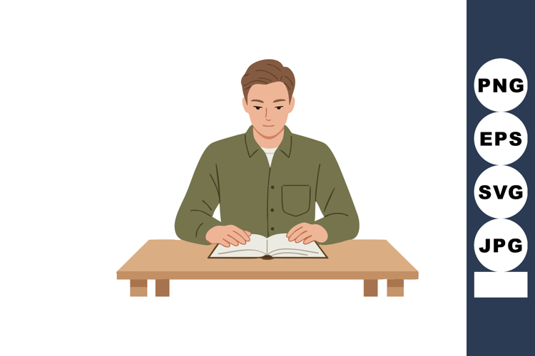 Reading Illustration Image 24
