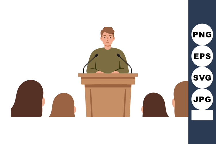 Podium Clipart Image 7