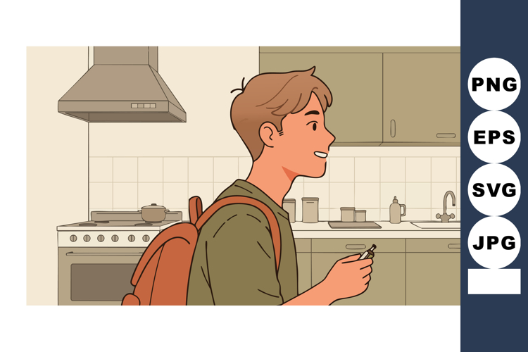 Backpack Clipart Image 16
