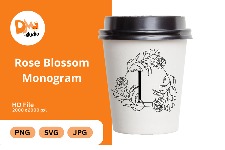 Rose Blossom Monogram