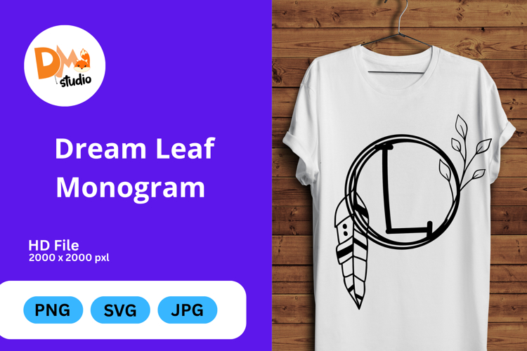 Dream Leaf Monogram