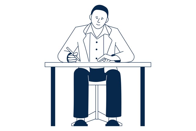 Office Illustration Image 23