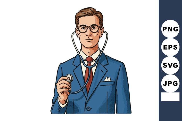 Stethoscope Clipart Image 23