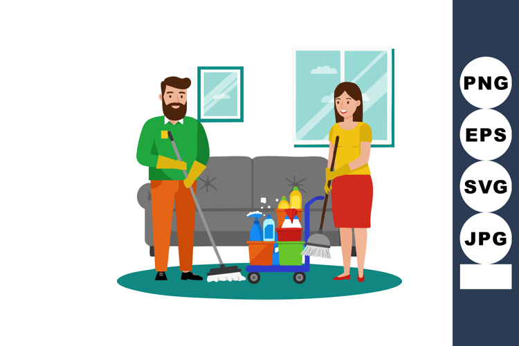 Cleaning Supplies Clipart