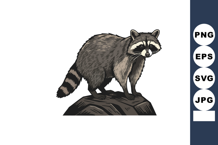 Raccoon Clipart Image 15