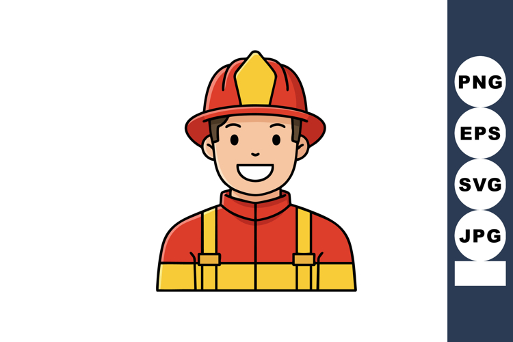 Firefighter Clipart Image 8
