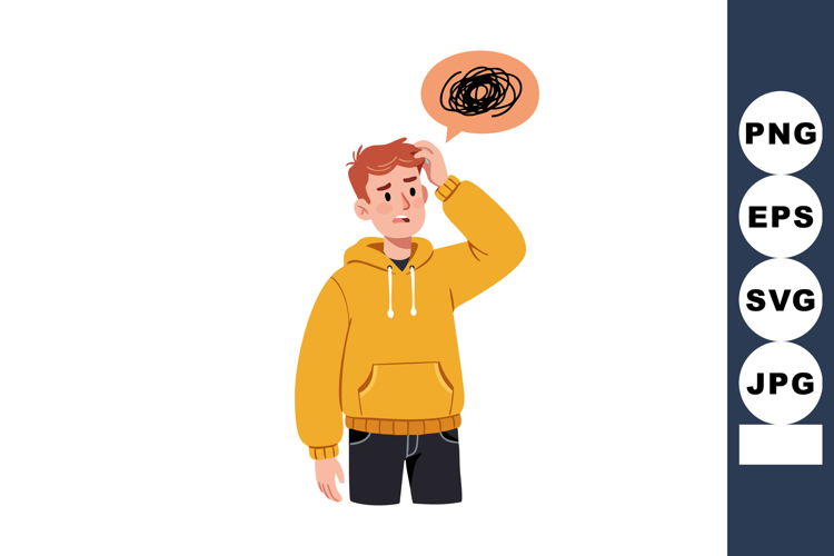 Worried Clipart Image 6