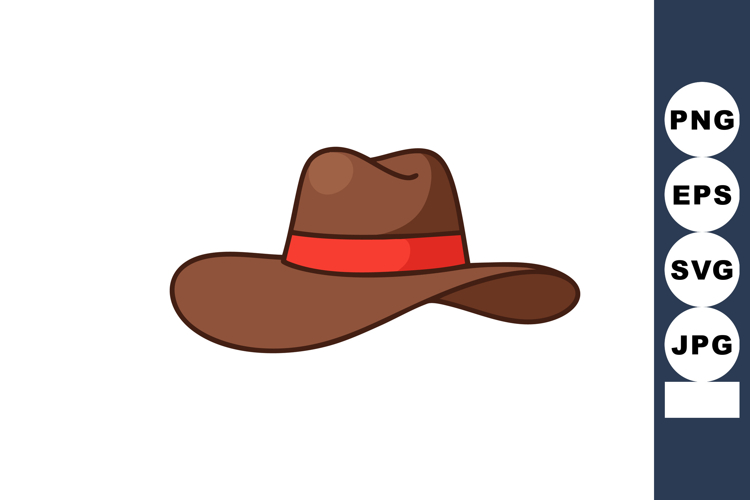 Cowboy Hat Illustration Image 12