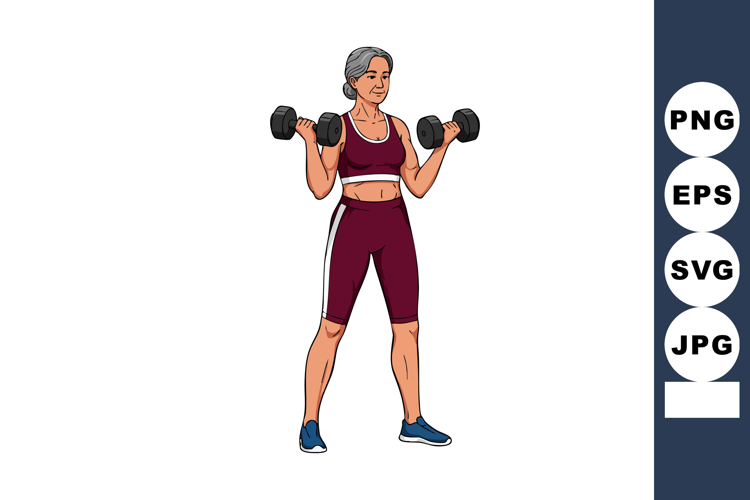 Dumbbells Clipart Image 13